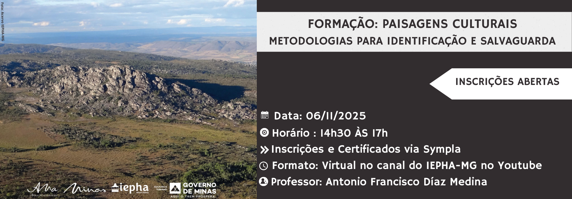 Ciclo de Formação Paisagens Culturais