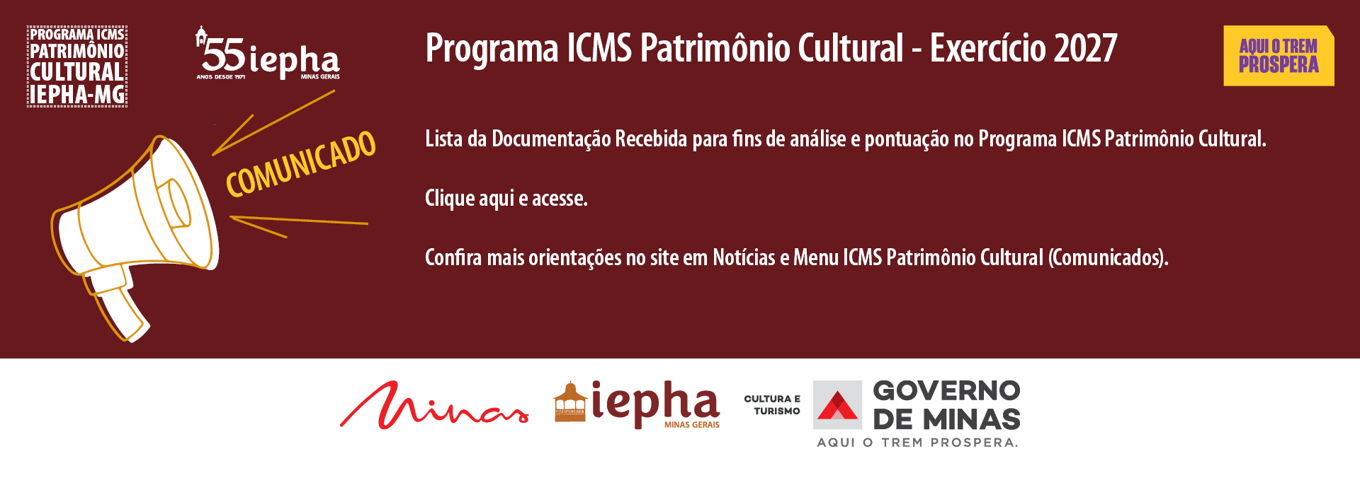 Comunicado ICMS Lista