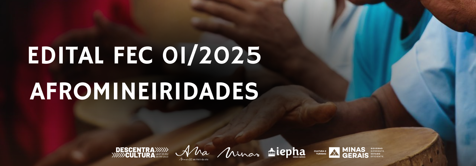 Edital FEC 01/2025 Afromineiridades