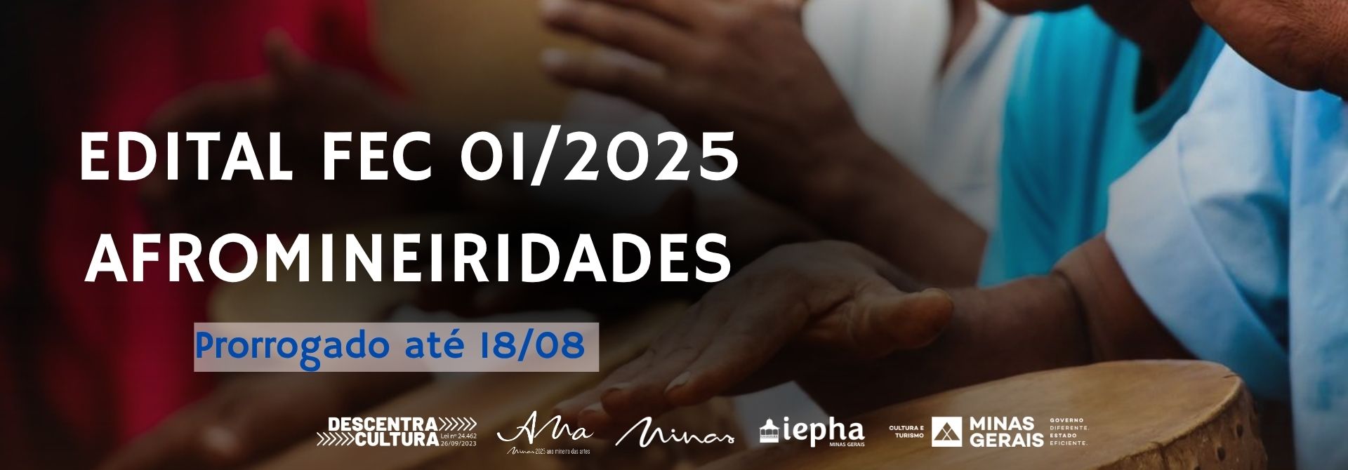Edital FEC 01/2025 Afromineiridades