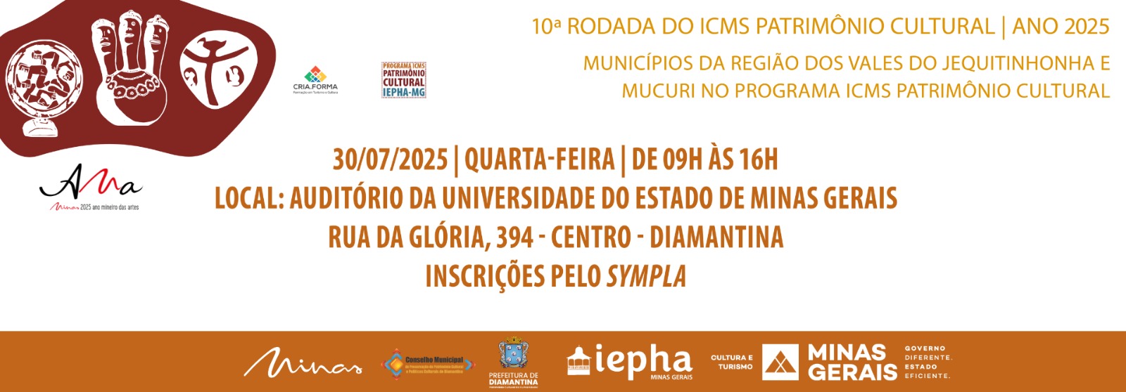 10ª Rodada do ICMS Patrimônio Cultural 
