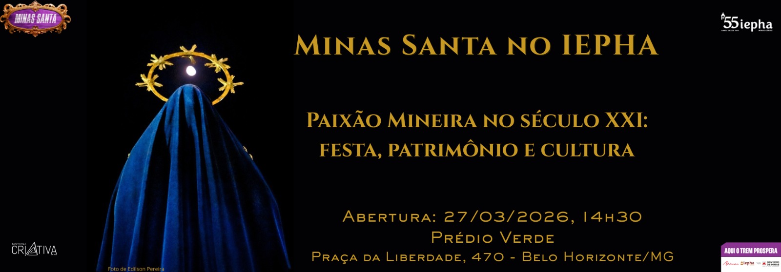 Exposição minas Santa no IEPHA