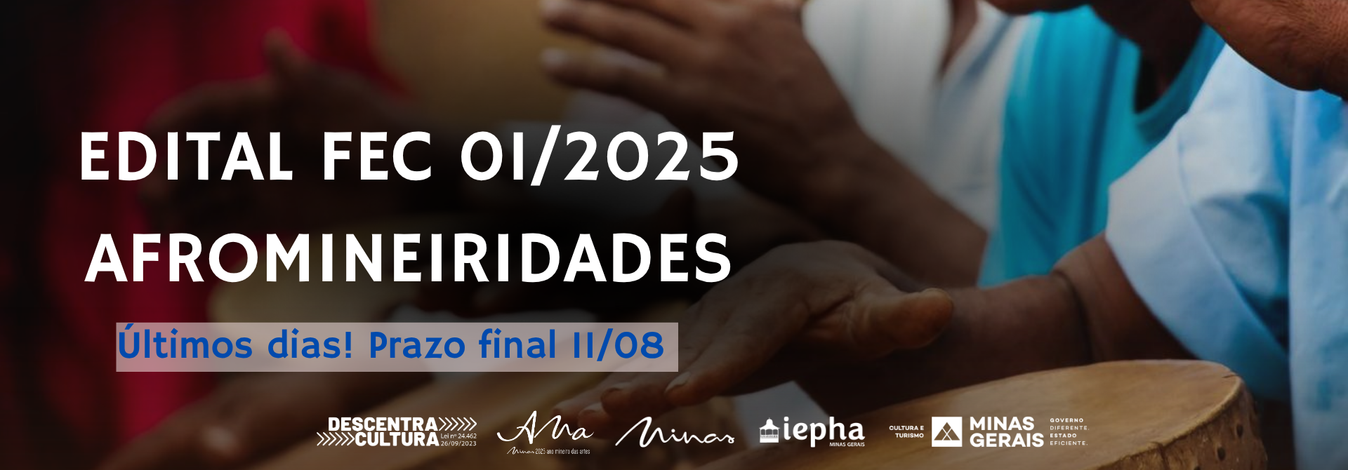 Edital FEC 01/2025 Afromineiridades